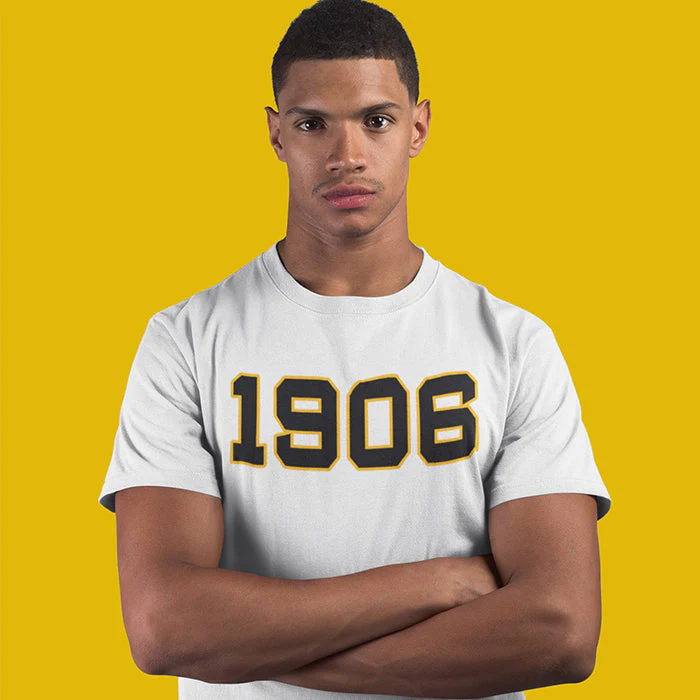 1906 Alpha Phi Alpha Distressed Letter Tee/Sweatshirt - Image 5