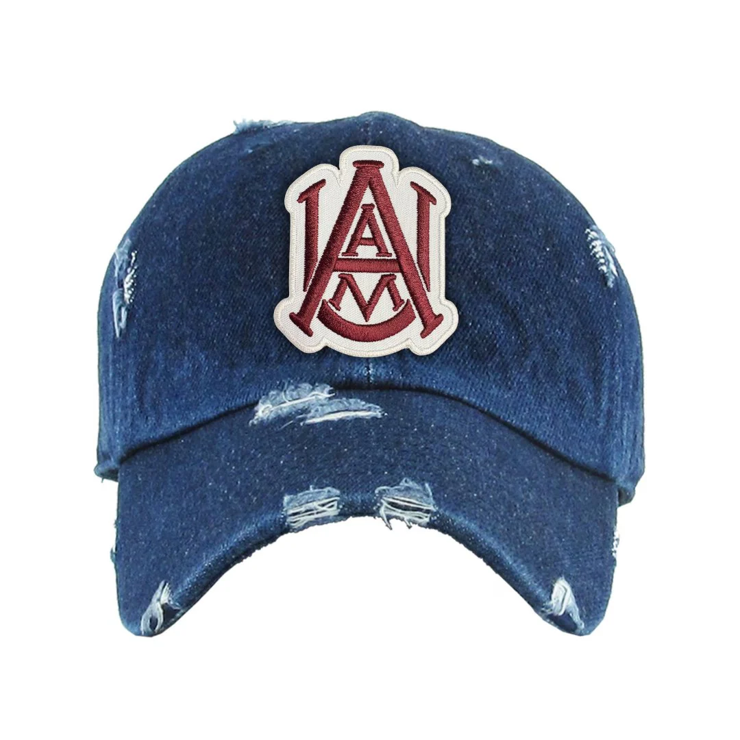 Alabama A&M University (AAMU) HBCU Distressed Cap - Image 3