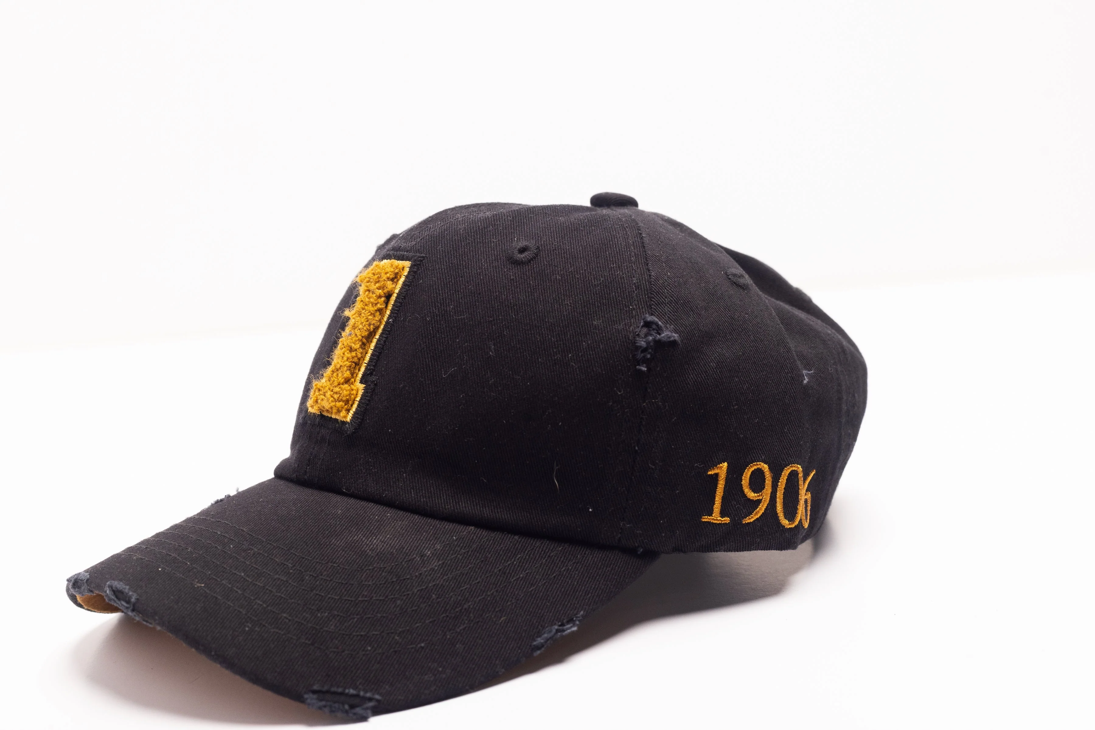 Alpha Phi Alpha Black Chenille Cap with Line Number - Image 5