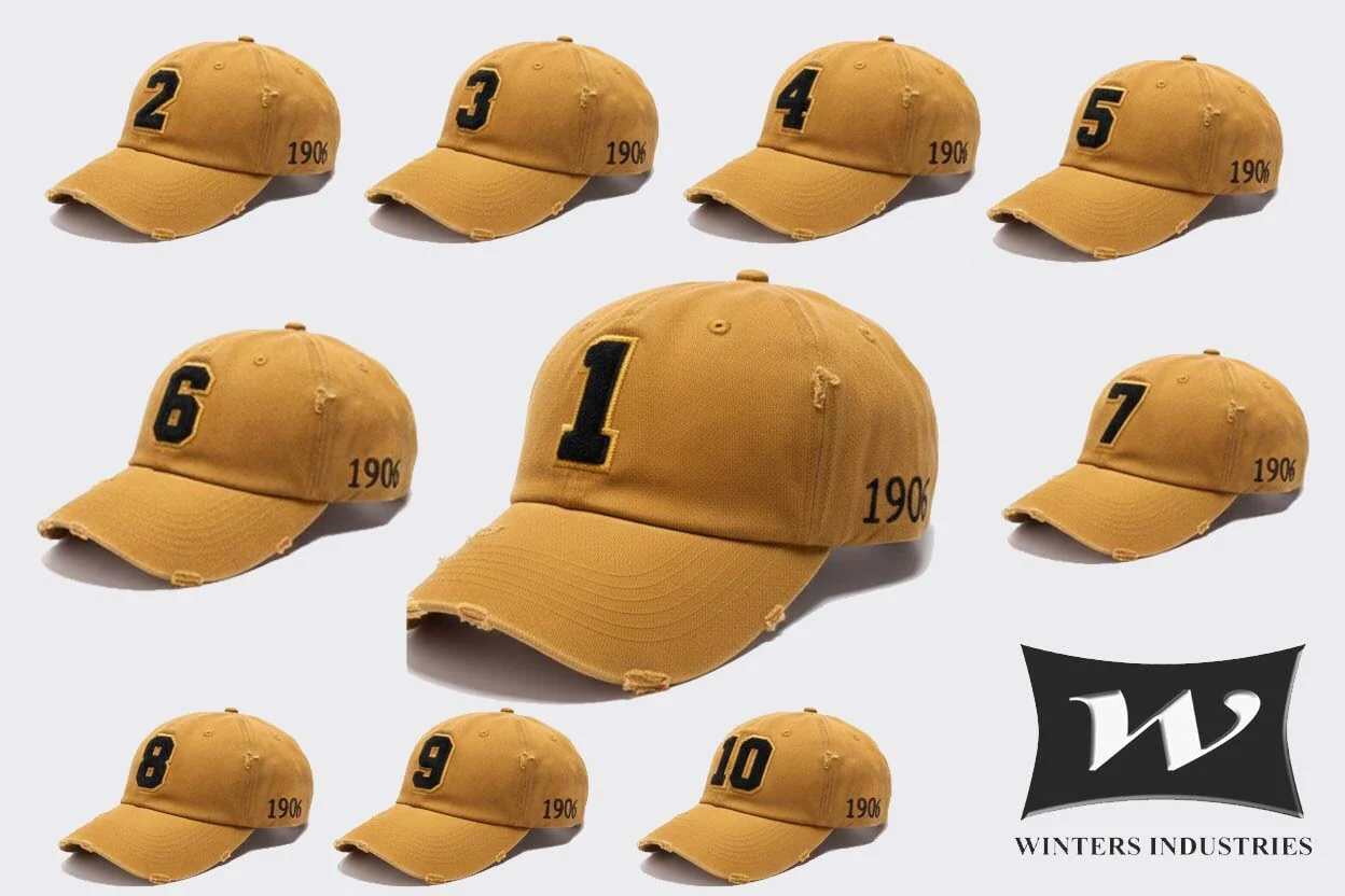 Alpha Phi Alpha Gold Chenille Cap with Line Number - Image 4
