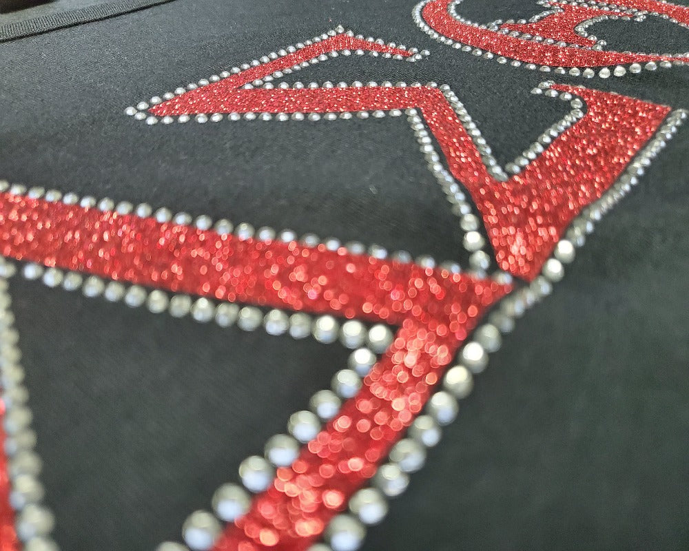 Delta Sigma Theta Bling Letters Sweatshirt - Image 4