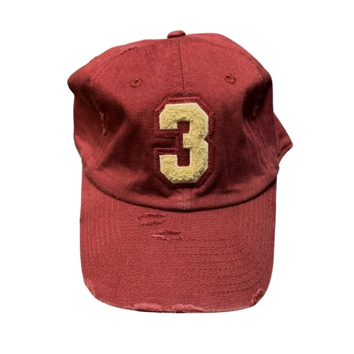 Delta Sigma Theta Crimson Chenille Cap - Image 3