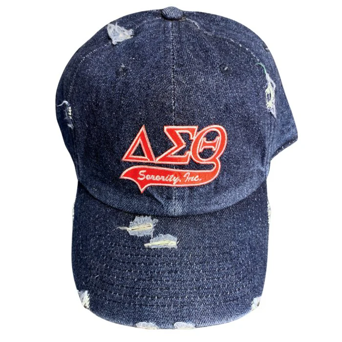Delta Sigma Theta Sorority Inc. Distressed Cap - Image 3
