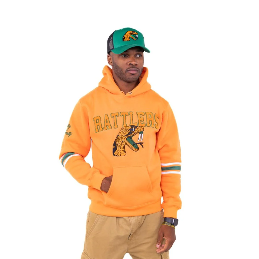 Florida A&M University HBCU Embroidered Rattler Hoodie - Image 3
