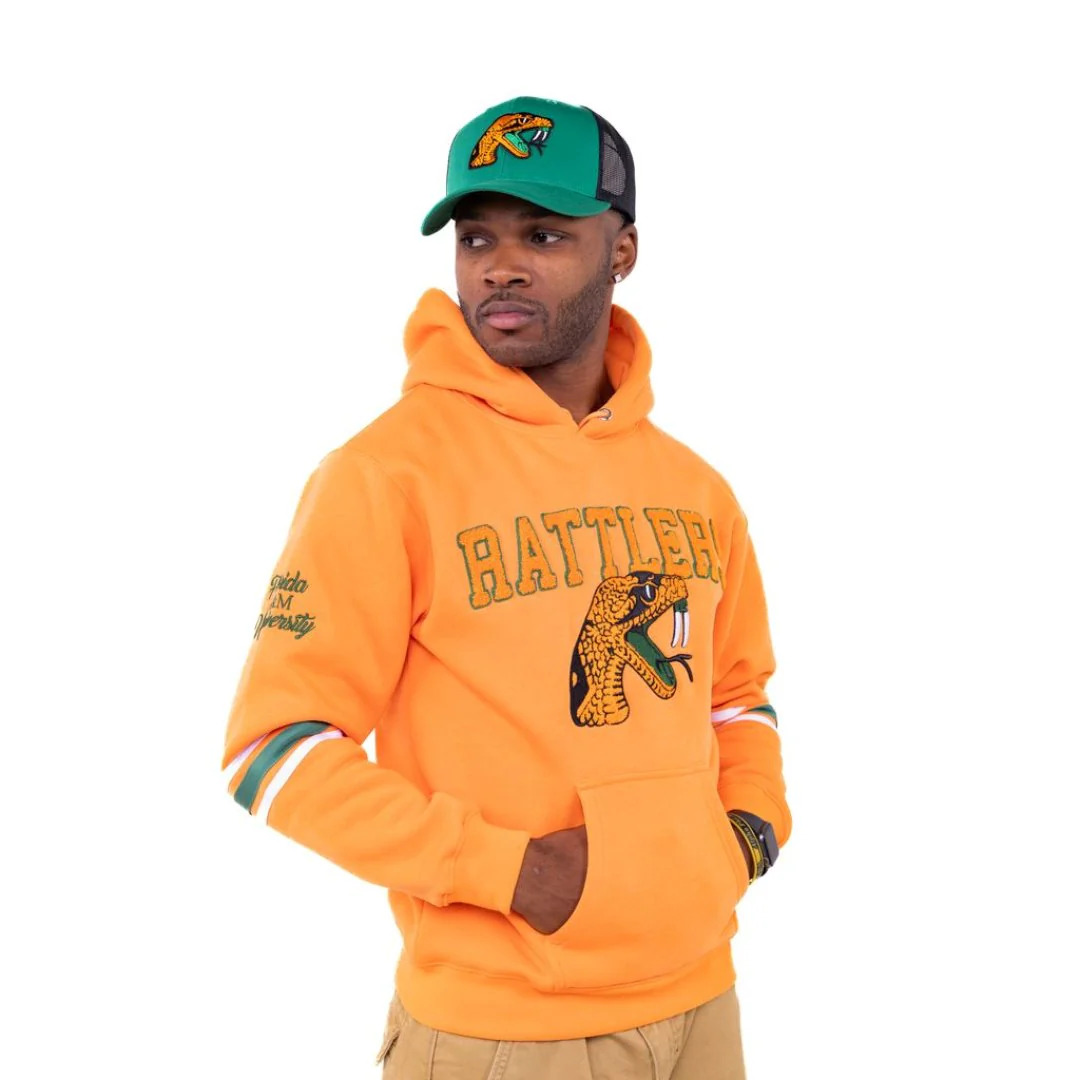 Florida A&M University HBCU Embroidered Rattler Hoodie - Image 4