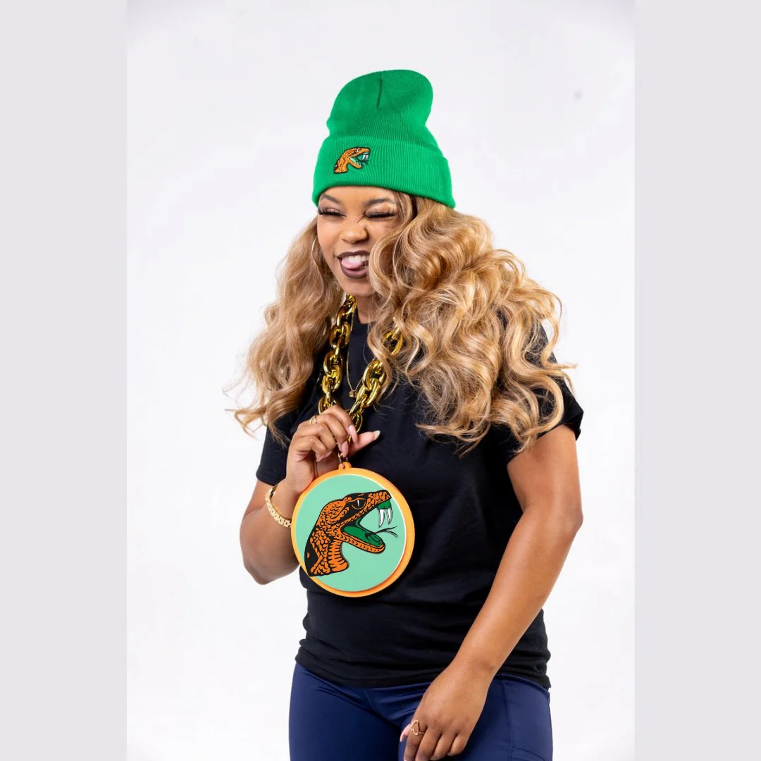 Florida A&M University HBCU LED Big Chain Necklace with 3D Foam Pendant - Image 3