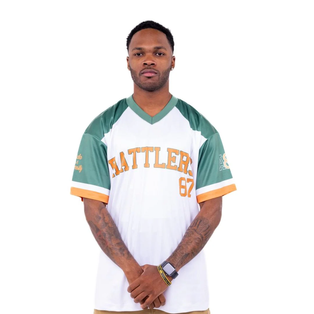 Florida A&M University HBCU White Sublimated Baseball Jersey - Image 10