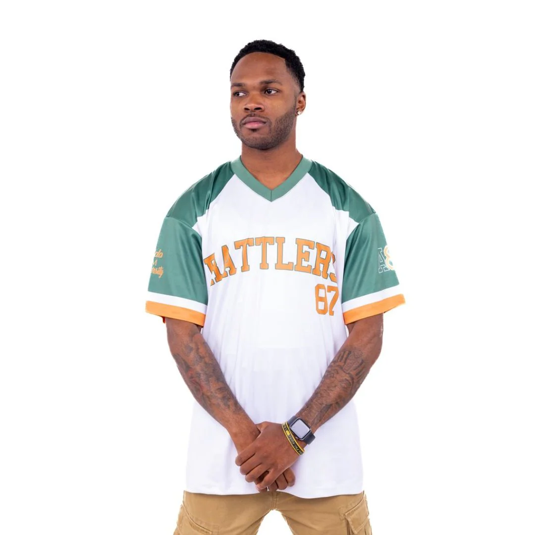 Florida A&M University HBCU White Sublimated Baseball Jersey - Image 8