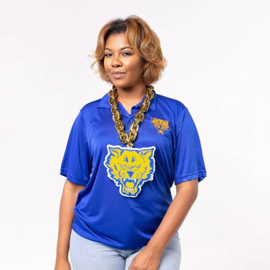 Fort Valley State University HBCU Big Chain Necklace with 3D Foam Pendant - Image 3