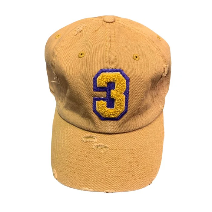 Gold Omega Psi Phi Chenille Cap - Image 3