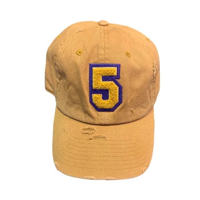 Gold Omega Psi Phi Chenille Cap - Image 5