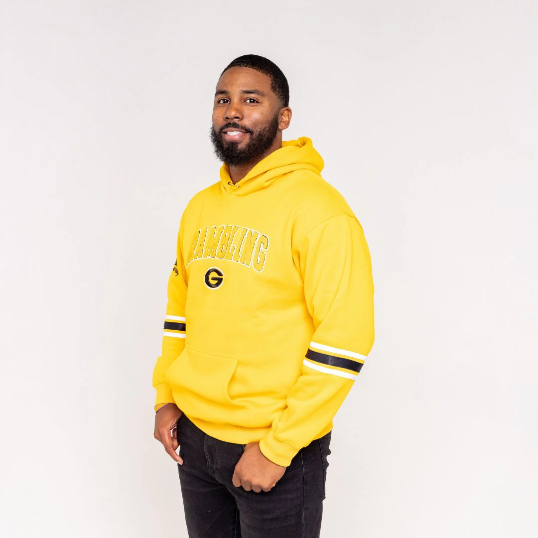 Grambling HBCU Gold Embroidered hoodie - Image 4