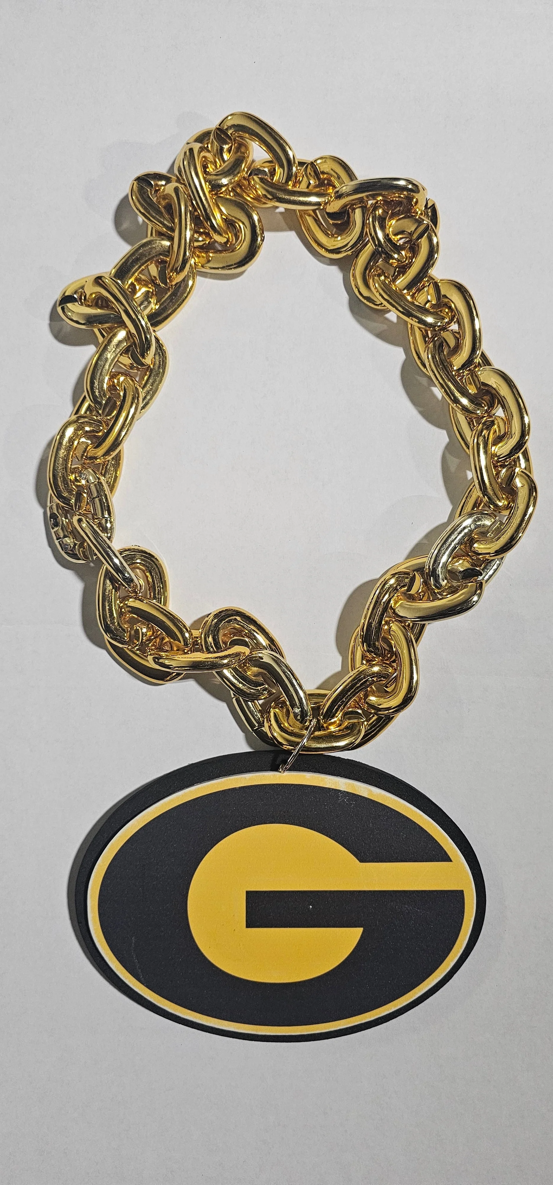 Grambling State University HBCU Big Chain Necklace with 3D Foam Pendant - Image 4