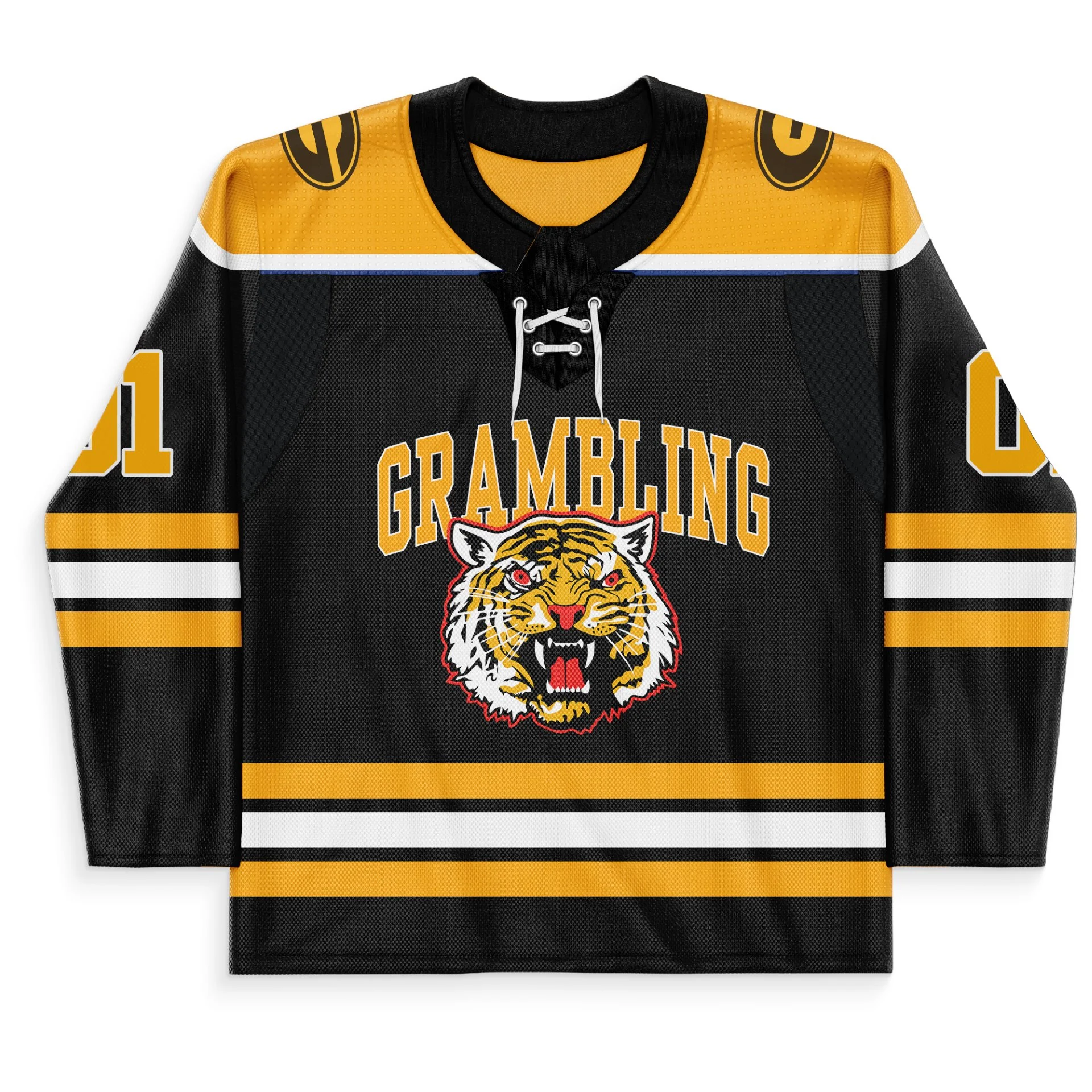 Grambling State University HBCU School Spirit Hockey Jersey - Image 3