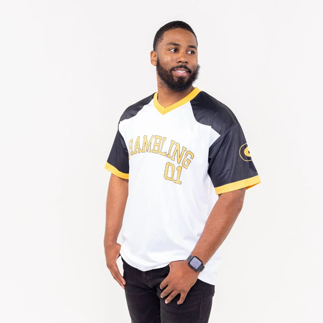 Grambling State University HBCU White Sublimated Baseball Jersey - Image 4