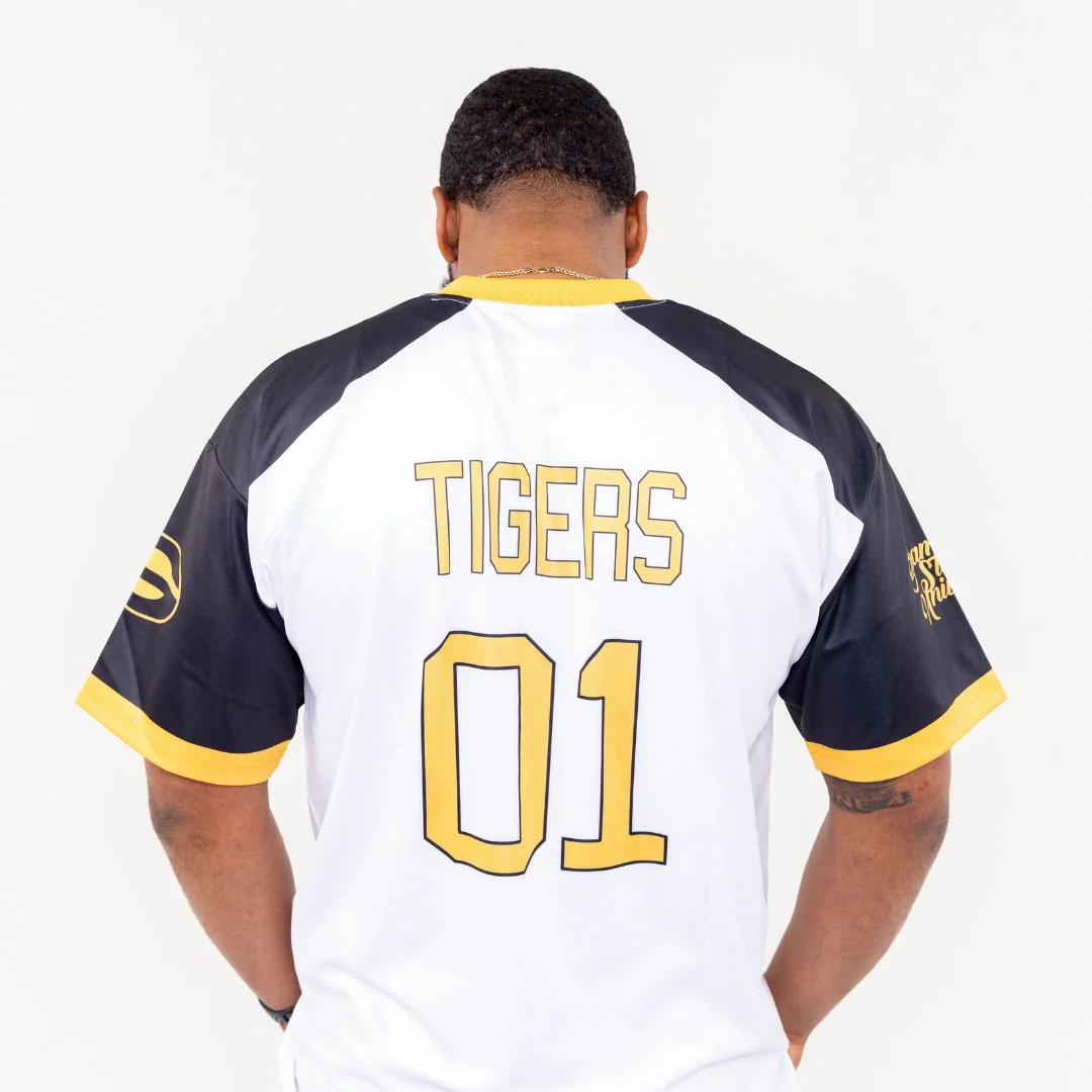 Grambling State University HBCU White Sublimated Baseball Jersey - Image 5