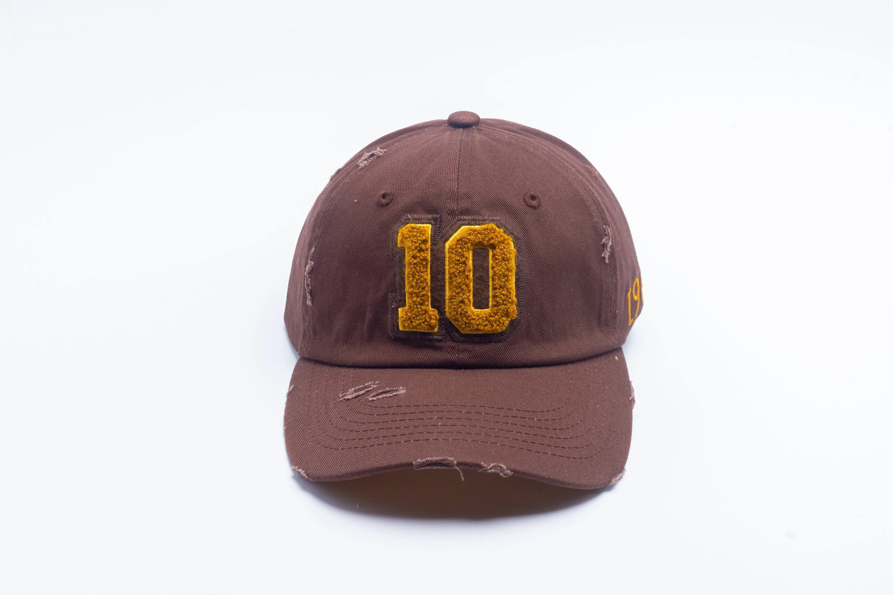 Iota Phi Theta Brown Chenille Cap with Line Number - Image 10