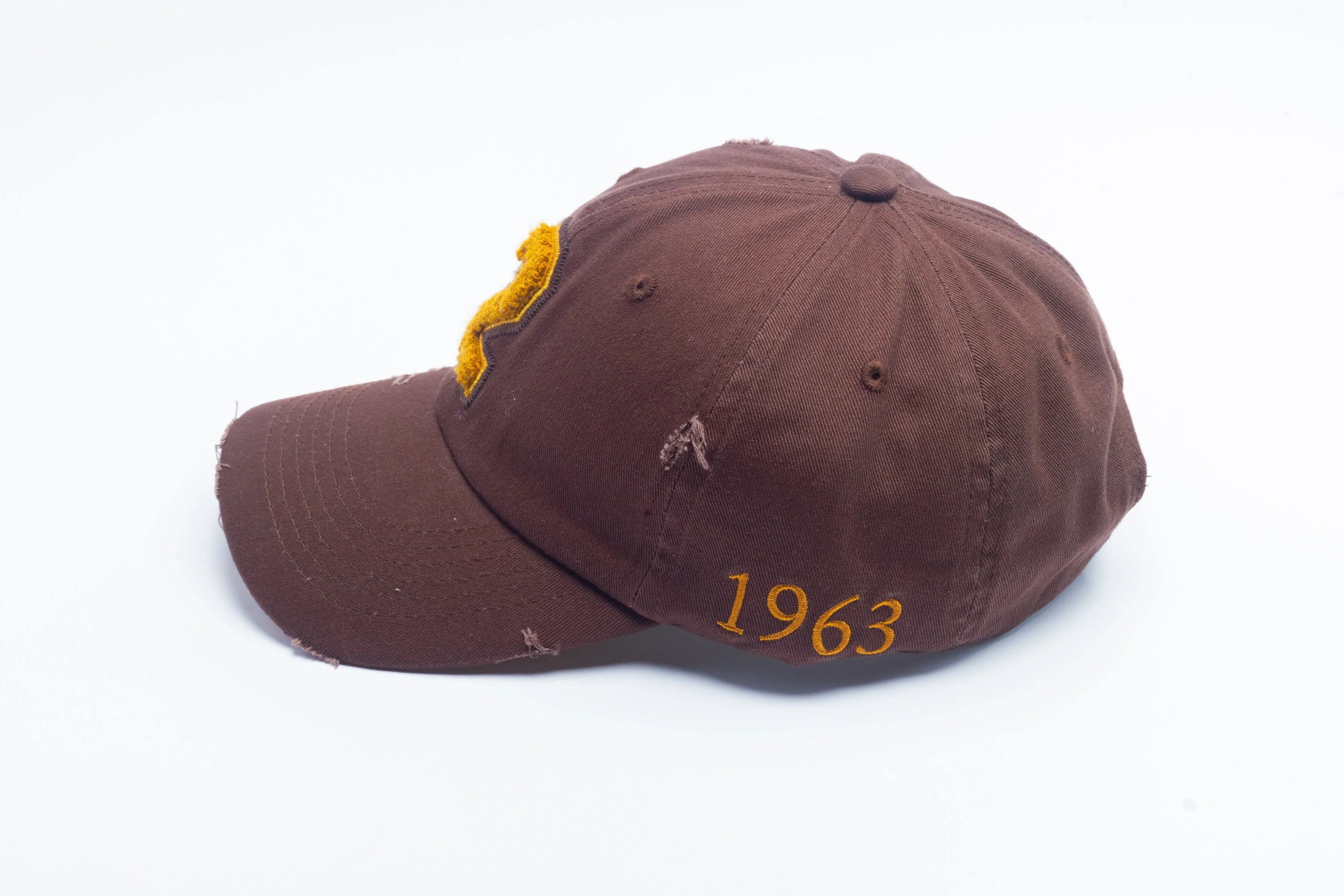 Iota Phi Theta Brown Chenille Cap with Line Number - Image 11