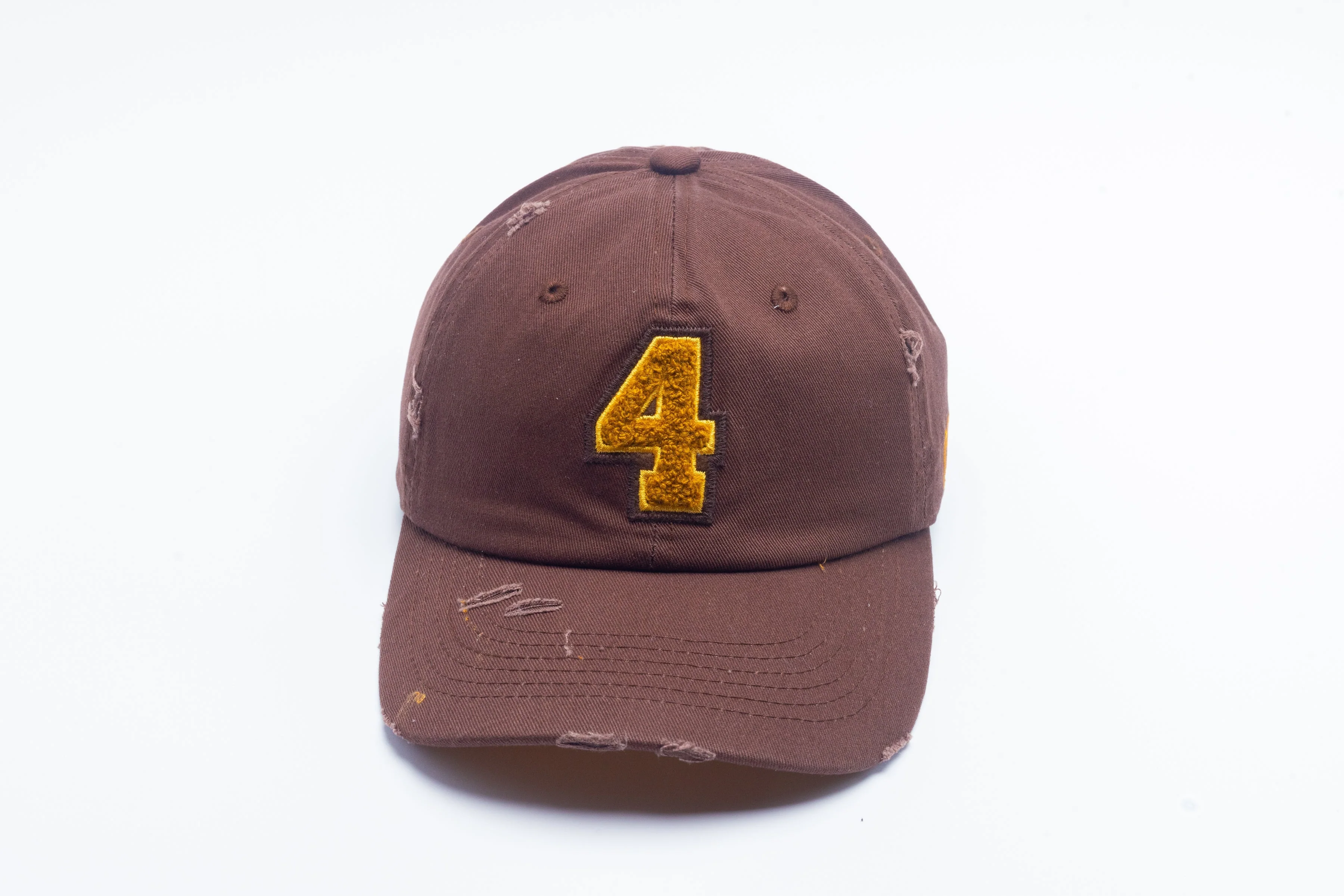 Iota Phi Theta Brown Chenille Cap with Line Number - Image 4