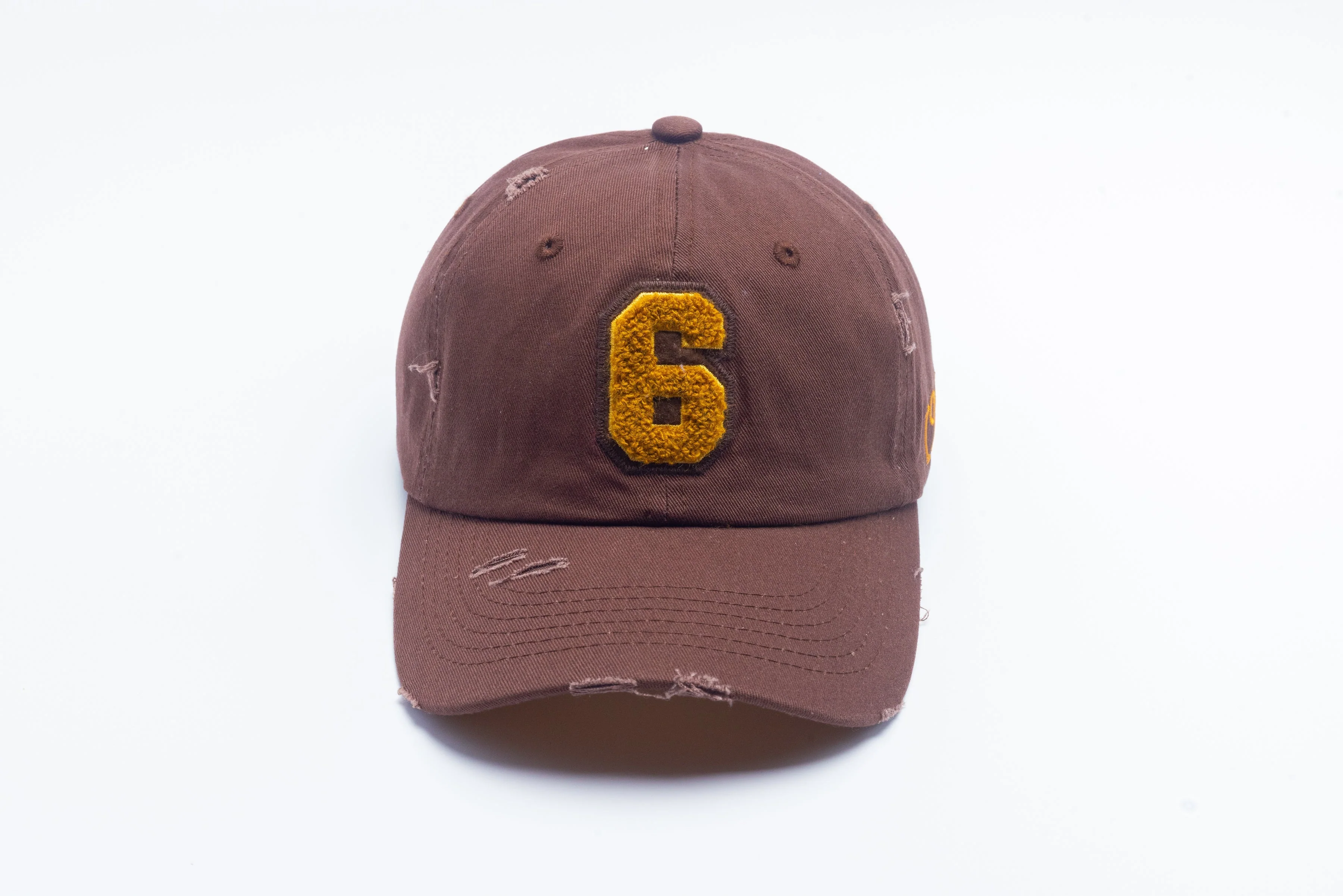 Iota Phi Theta Brown Chenille Cap with Line Number - Image 6
