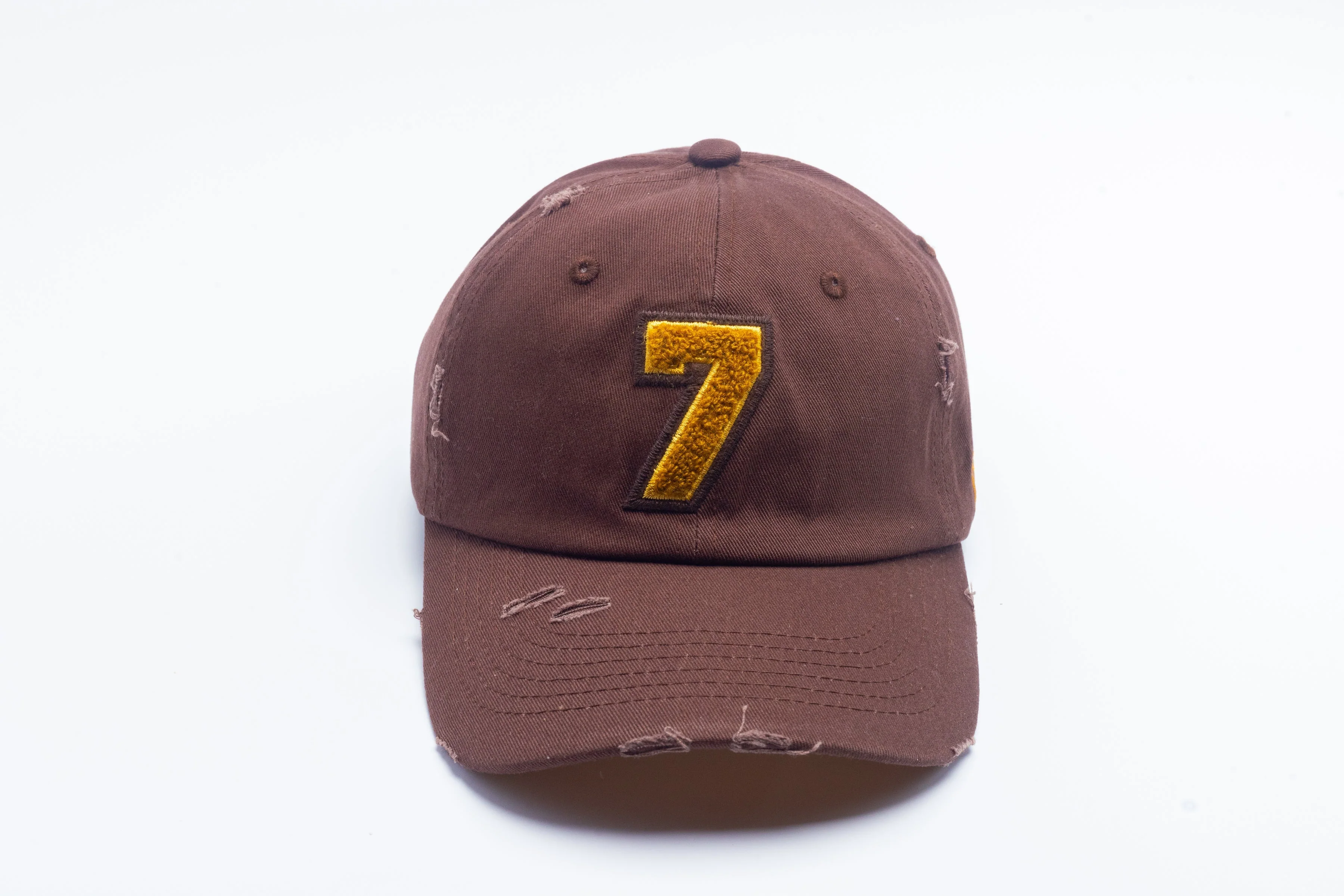 Iota Phi Theta Brown Chenille Cap with Line Number - Image 7