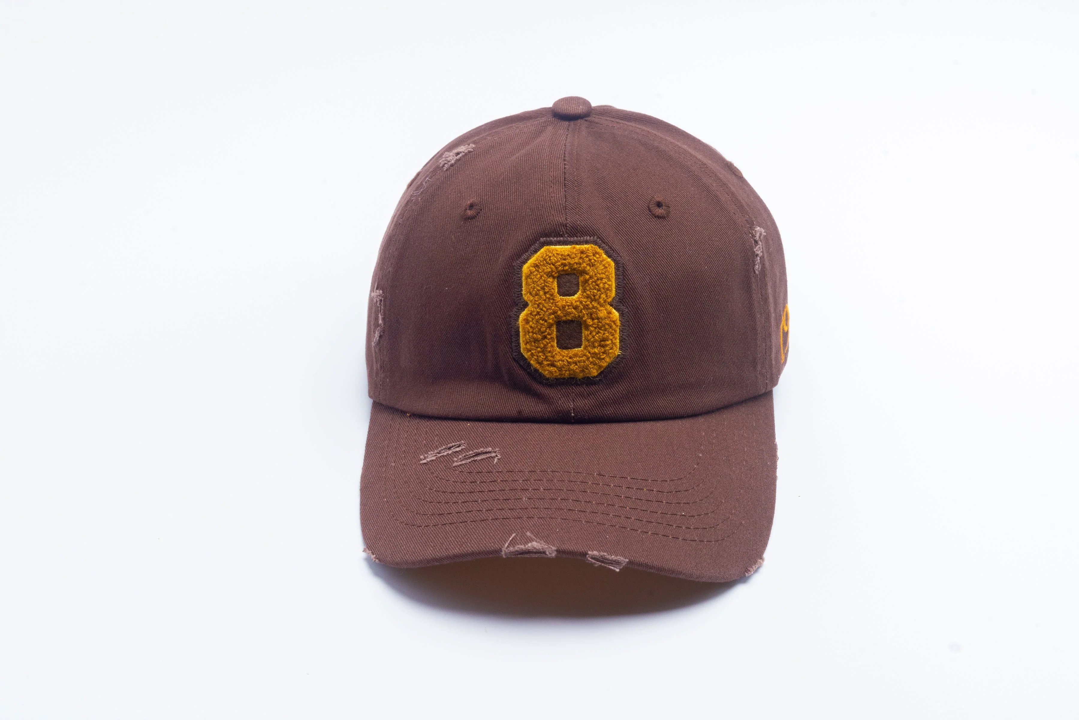 Iota Phi Theta Brown Chenille Cap with Line Number - Image 8