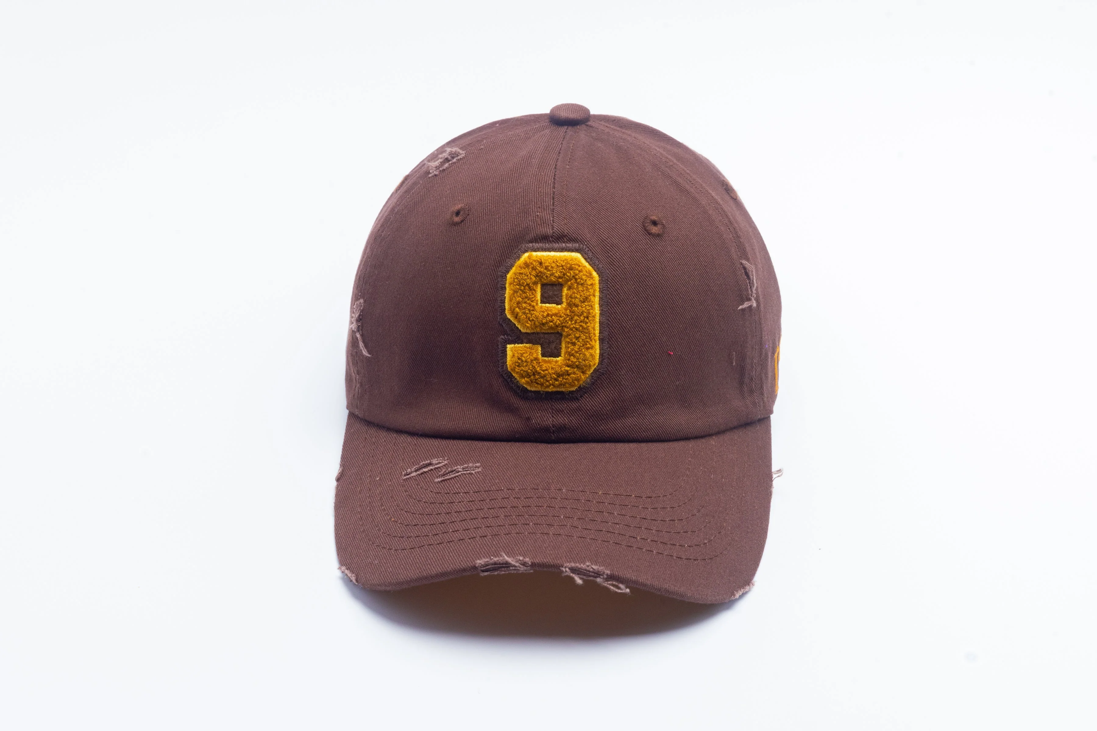 Iota Phi Theta Brown Chenille Cap with Line Number - Image 9