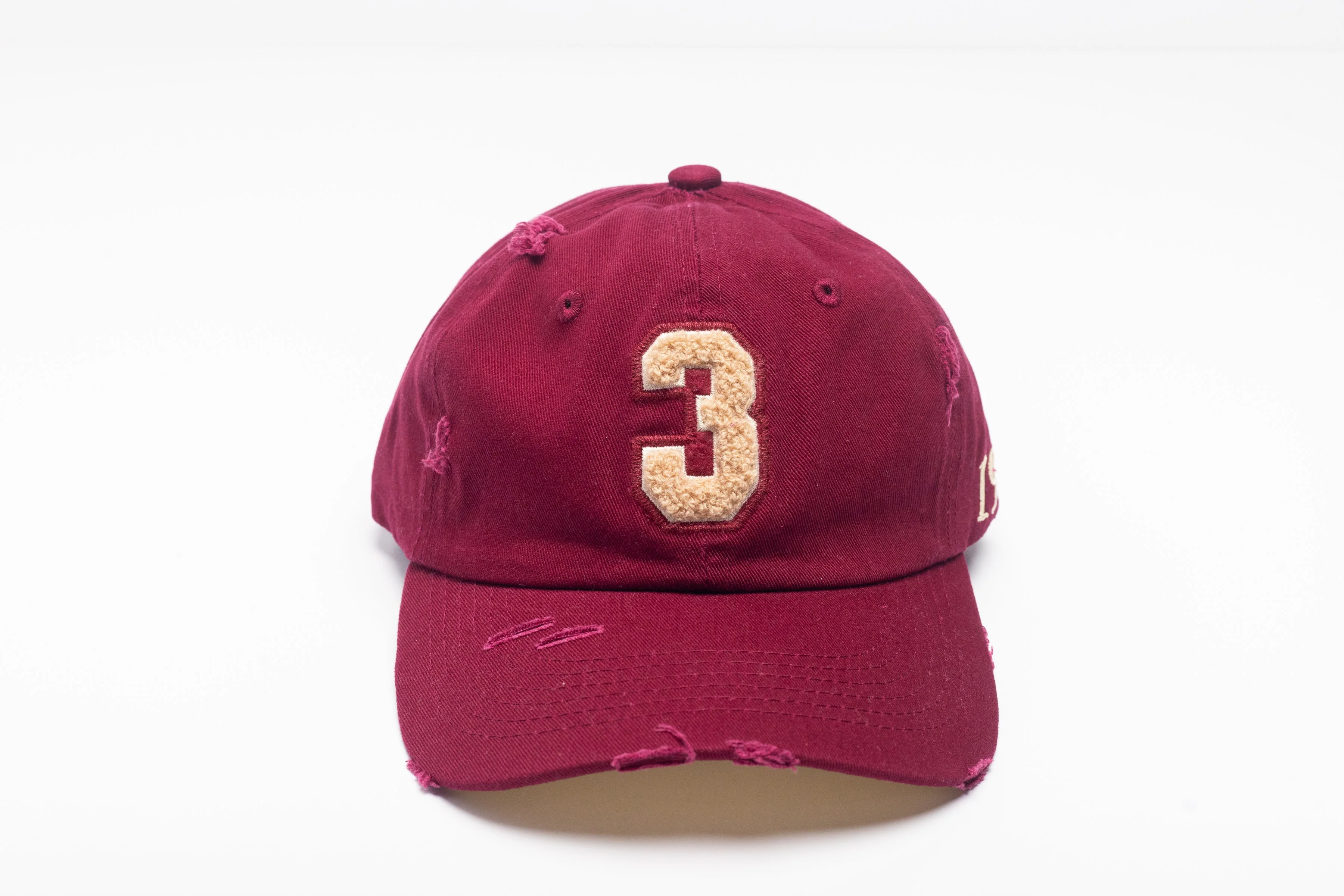 Kappa Alpha Psi Crimson Chenille Cap with Line Number - Image 3