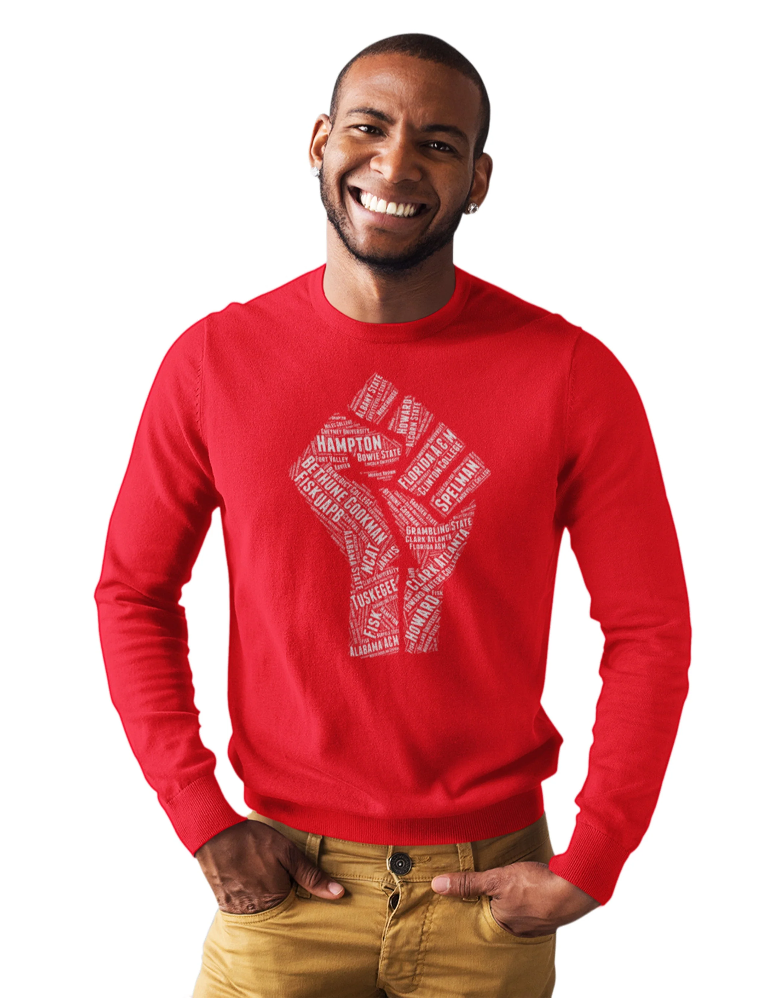 Kappa Alpha Psi HBCU "Fist / Africa" Collage Tee - Image 3