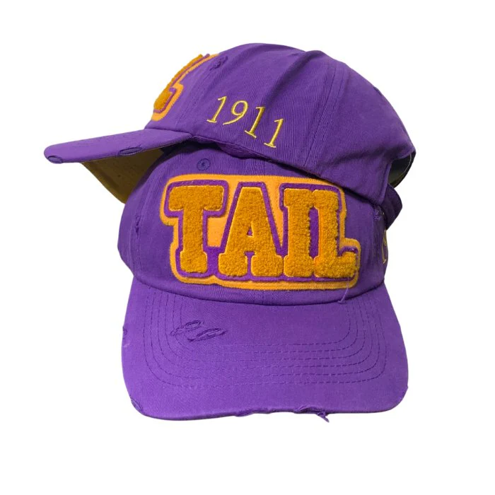 Omega Psi Phi 'TAIL' Chenille Cap - Image 3