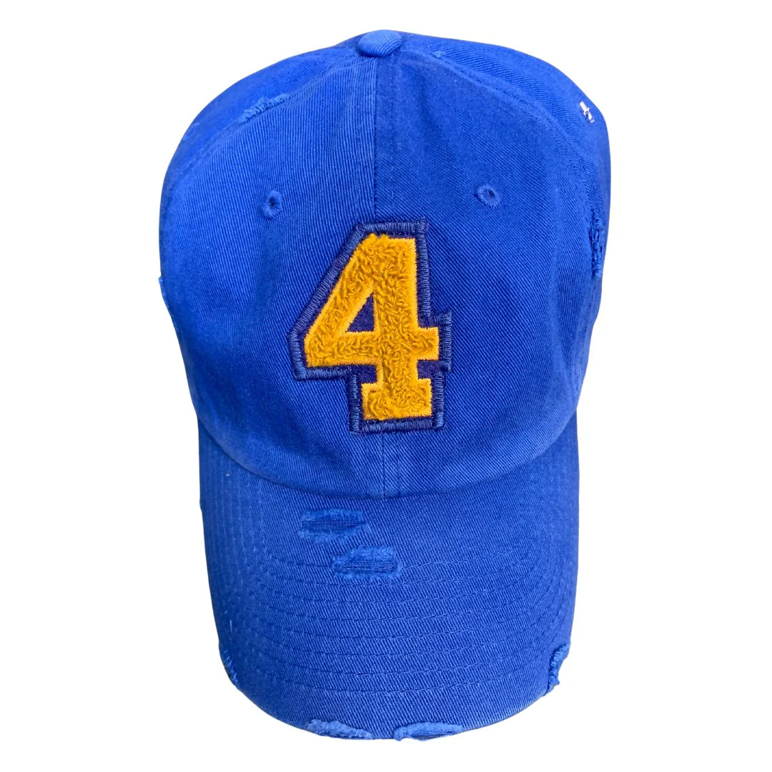 Sigma Gamma Rho Blue Chenille Cap - Image 4