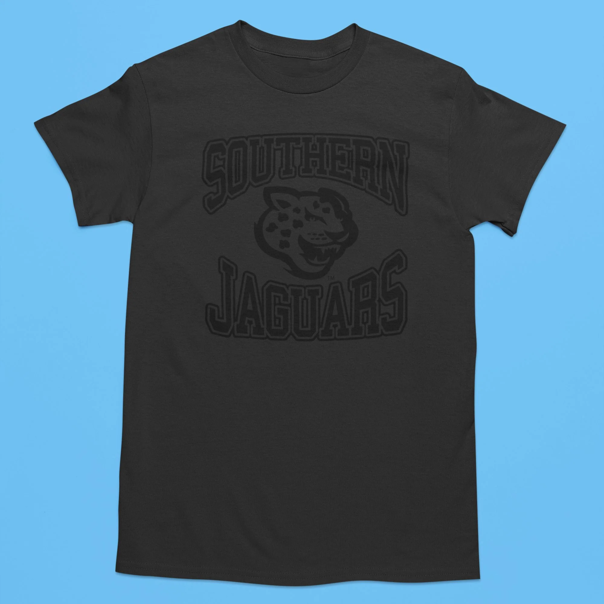 Southern University (SU) Black on Black Tee/Sweatshirt - Image 3