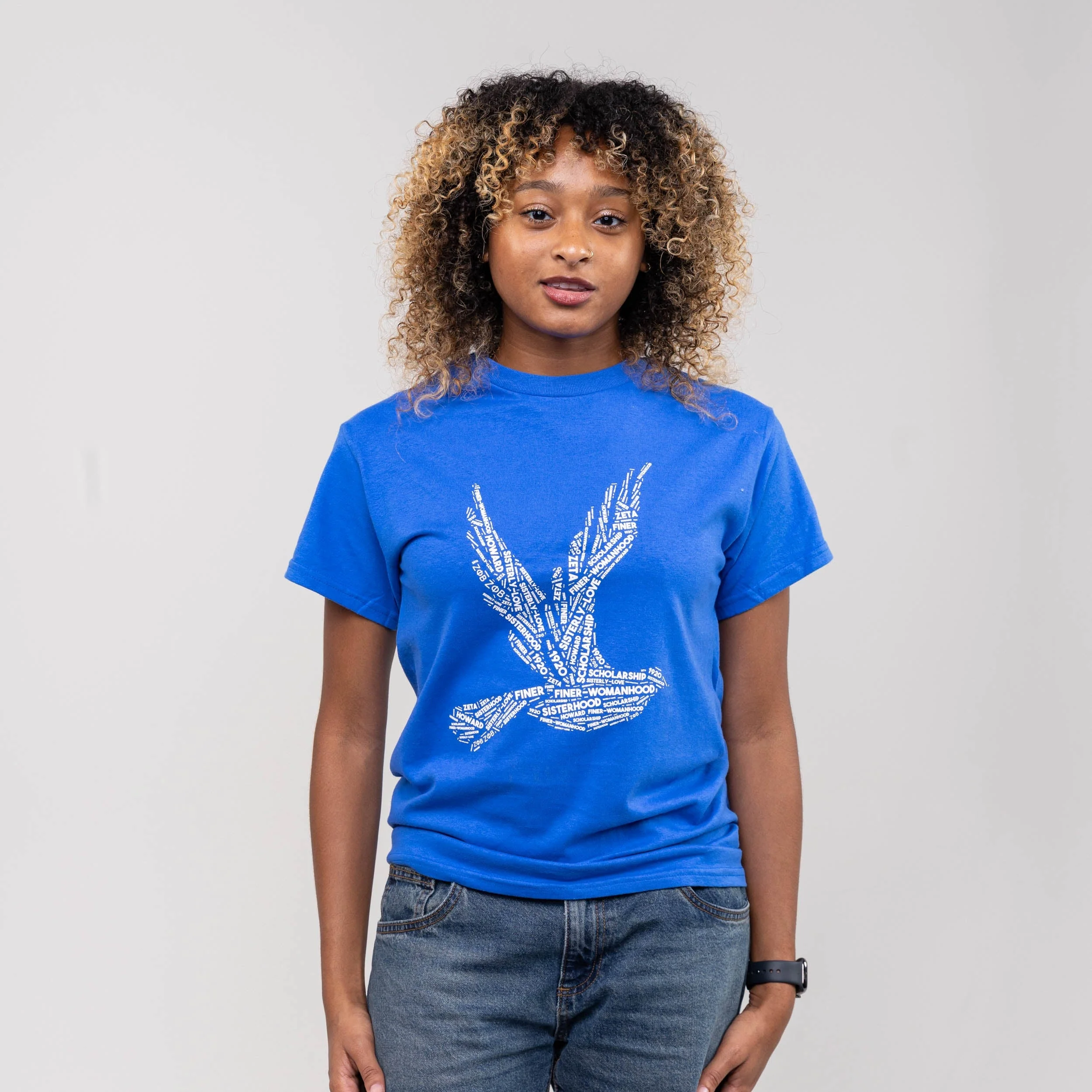 Zeta Phi Beta Dove Word Collage - Image 3